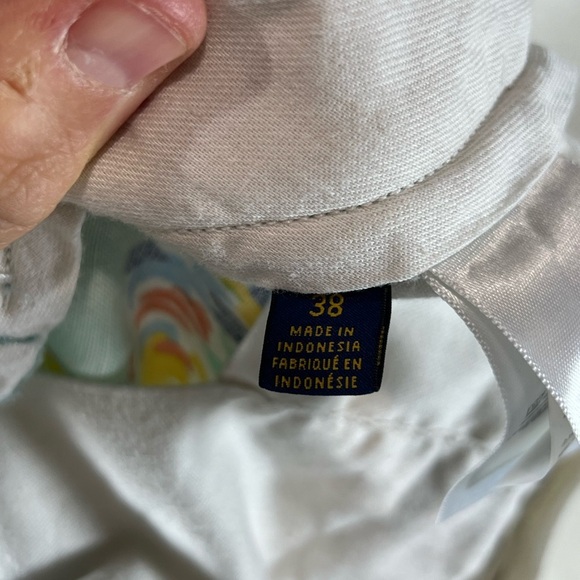 Polo Ralph Lauren Linen Blend 38W 6” Inseam Classic Fit Green Flat Front Shorts - Picture 9 of 10